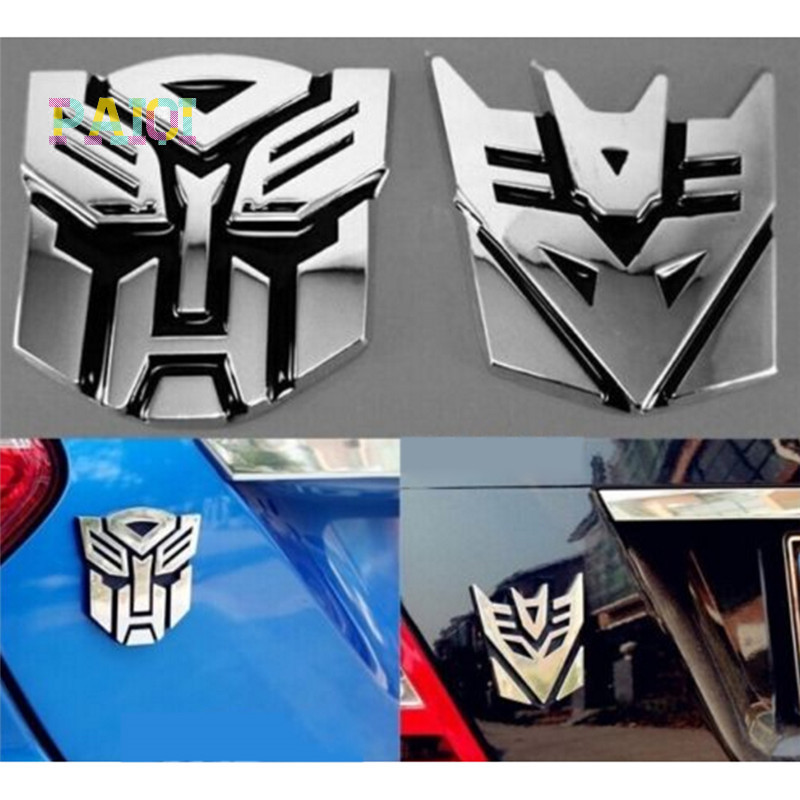 [PAIQI] 3D Logo Bảo Vệ Autobot Biểu Tượng Huy Hiệu Đồ Họa Decal Dán Xe Ô Tô MỚI