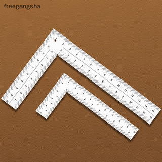 [FREG] Mini Framing Ruler Measuring Layout Tool Stainless Steel Square Right Angle Ruler Precision For Building Framing Gauges FDH