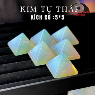 Hàng lựa Kim tự tháp mini để bàn đá TA tư nhiên 100% tốt cho sức khỏe - 5cm x 5cm