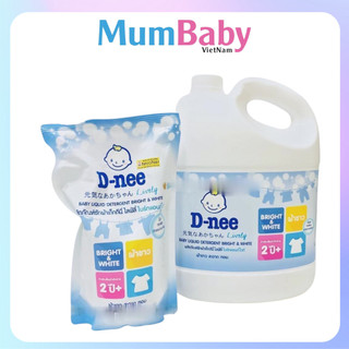 Nước giặt Dnee Thái Lan Túi 1400ml Có Nắp Vặn An Toàn Cho Trẻ Sơ Sinh MumBaby