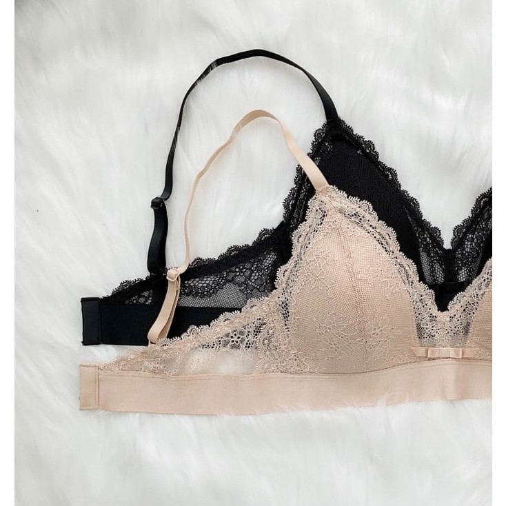 Áo ngực ELLE bralette không mút không gọng chất vải cao cấp thiết kế sang trọng LB6755