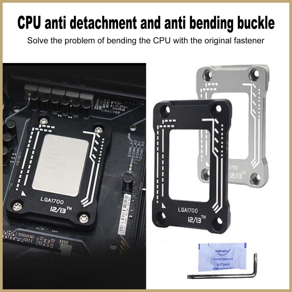 Khung tiếp xúc chống treo Khung tiếp xúc hợp kim nhôm LGA 1700 Bộ chỉnh sửa uốn CPU LGA 1700 Bộ wond