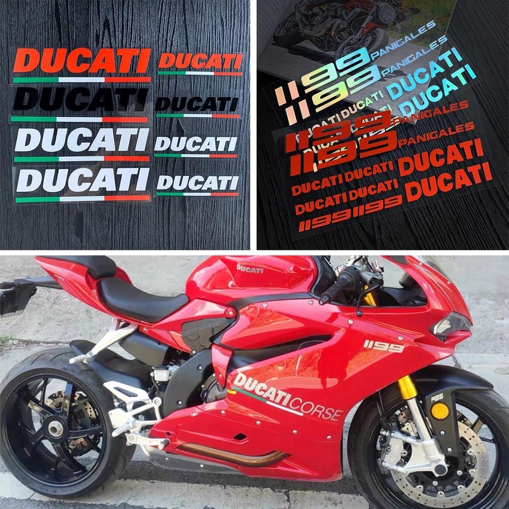 1 BỘ DUCATI 1199 Panigale Phản Quang Miếng Dán Xe Hơi Xe Máy Decal Chống Thấm Nước Cho DUCATI MONSTE