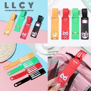 Thẻ hành lý silicon hoạt hình dễ thương kawaii ba lô túi xách thẻ nhãn nhận dạng hành lý vali