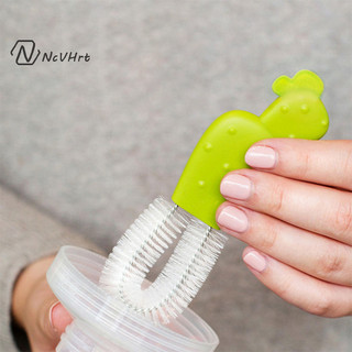 Bộ làm sạch xương rồng NcVHrt - Bộ làm sạch chai hoàn chỉnh | Lông Nylon, không chứa BPA | Sữa rửa bình sữa cho bé, cọ rơm / mới /