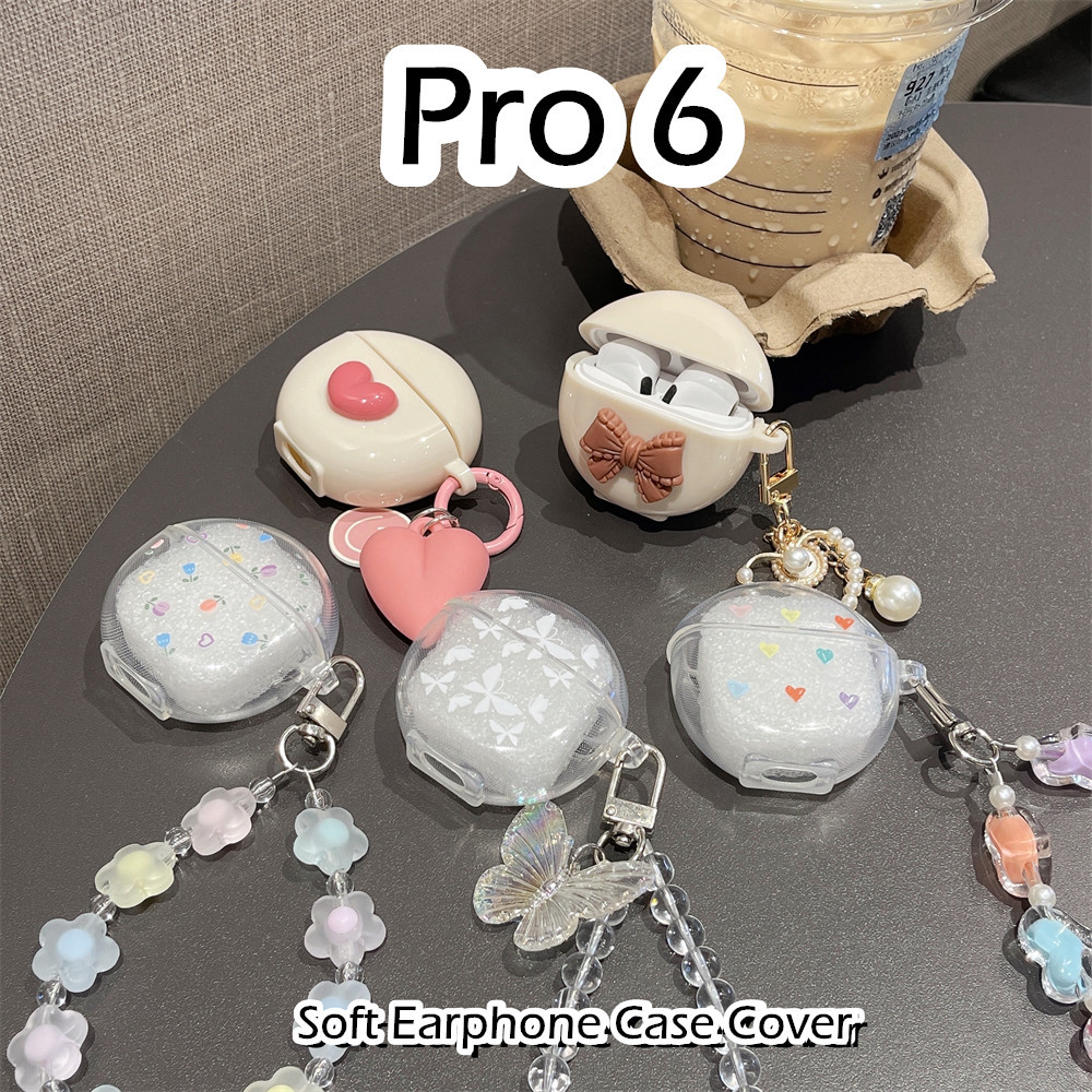 Hàng có sẵn Cho Pro 6 ốp tai ng Case Vỏ Bảo Vệ Hộp Sạc Tai Nghe Cặp đôi Phim hoạt hình dễ thương Sil