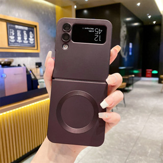 Ốp lưng Samsung Galaxy Z Flip 3 4 5 Ốp lưng silicon mềm sạc không dây sang trọng Thảm siêu mỏng chống sốc Z Flip 4 5