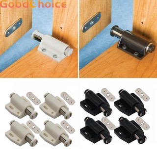 Latch 4Pcs Cabinet Doors Cupboard Doors Plastic+iron Pressure Push To Open