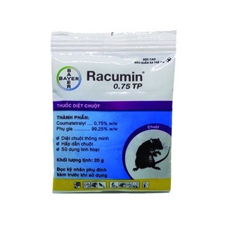 Racumin Hàng Nhập Đức - Thuốc Diệt Chuột Dạng Bột trộn với mồi - Diệt Chuột Đồng Và Chuột Nhà Hiệu Quả