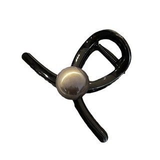 Kẹp Tóc Nữ Ngọc Trai Xám Cá Mập