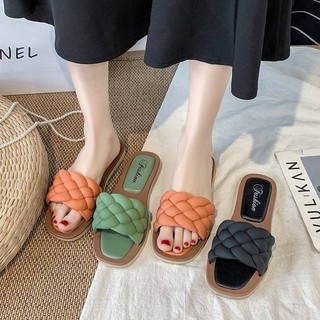 Mùa Hè Phong Cách Mới Phiên Bản Hàn Quốc Nữ Bên Ngoài Đế Mềm Thời Trang Chống Trơn Trượt Giày Nữ Fli