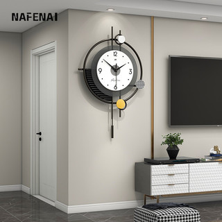 Nafenai đồng hồ treo tường khí quyển đơn giản phòng khách thời trang phòng ăn lối vào đồng hồ treo tường nền trang trí nghệ thuật đồng hồ hộ gia đình