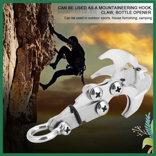 GoWildCamping Công cụ Carabiner sinh tồn ngoài trời có thể gập lại Móc leo núi cmman