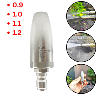  Đầu Béc Cao Áp Full Inox Turbo 360 Cho Máy Rửa Xe 250 Bar 