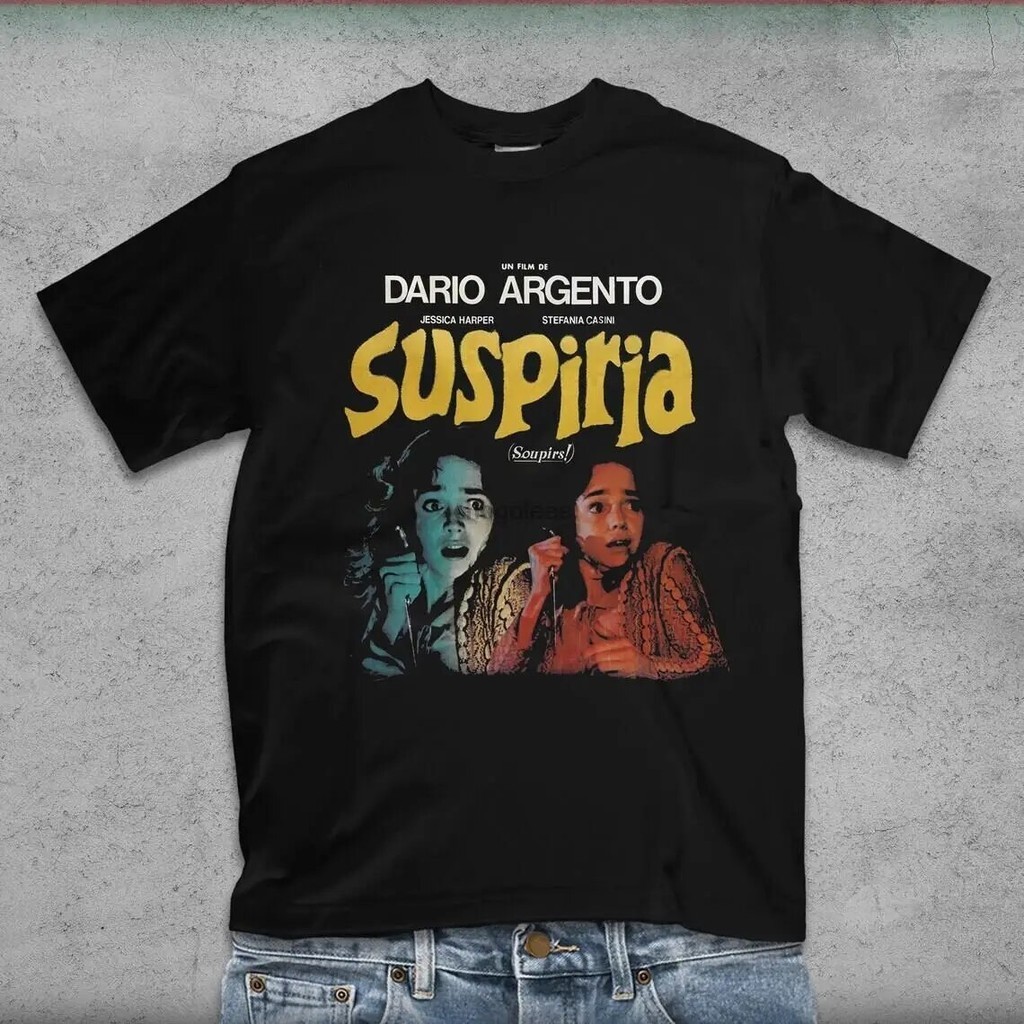 Bánh quế 2024 dành cho bạn bè Suspiria kaus retro horror Italia pemujaan horror Italia horror warior