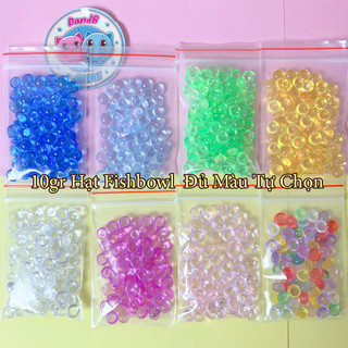 Gói 10gr Hạt Fishbowl Nguyên liệu làm Slime, Trang Trí Slime Siêu Đẹp Đủ Màu DB Slime