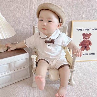 Body Đùi Công Tử Cổ Trụ Cotton Thông Hơi LOTUKA Cho Bé, Bodysuit Cho Bé Trai, Bộ, Quần Áo Trẻ Em Size 3-12kg