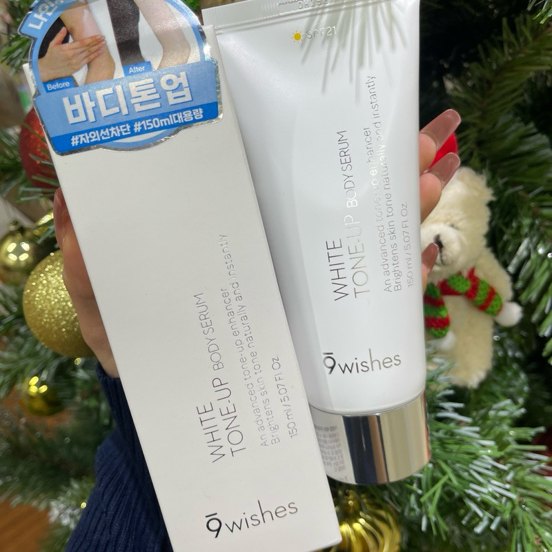 [ƯU ĐÃI SHOP MỚI] [9wishes] Kem Dưỡng Trắng Nâng Tone Body 9WISHES White Tone Up Body SPF21