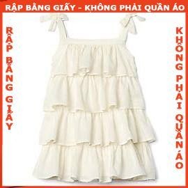 Rập giấy A0 mã R357 - Rập đầm bé gái