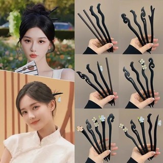 Trâm cài tóc bằng gỗ phong cách trung hoa cổ điển mới