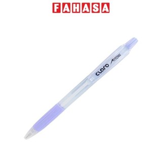 Bút Bi Claro Arrow 0.5 mm - Mực Xanh - Thân Bút Màu Tím