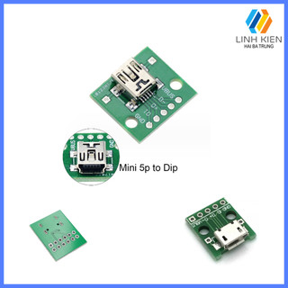 [Có sẵn] PCB chuyển đổi USB-A, USB-B, Micro USB, Mini USB, Type-C ra chân cắm 2.54mm