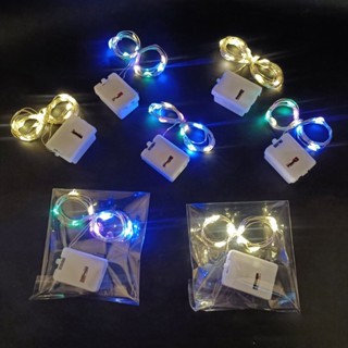 Dây đèn led trang trí fairylight đom đóm có sẵn pin dài 1m-2m-3m