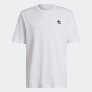 adidas Phong cách sống Áo thun dáng hộp Ba Lá Back and Front Classics Adicolor Nam trắng GN3453