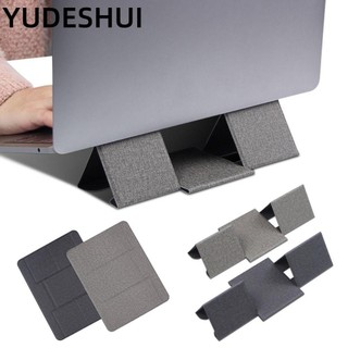 YUDESHUI đỡ máy tính xách tay, Giá đỡ máy tính bảng PU có thể gập lại có thể điều chỉnh PU, Phụ kiện máy tính để bàn có thể gập lại Giá đỡ máy tính bảng