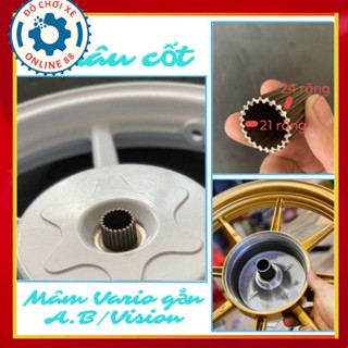   X ã L ỗ  Khâu Cốt   Ắc Gấp Mâm Vario Gắn Vision AB  ⭐Dành Cho A.E Đi Xe AB Vision Lên Mâm Vario hàng đẹp như hình 