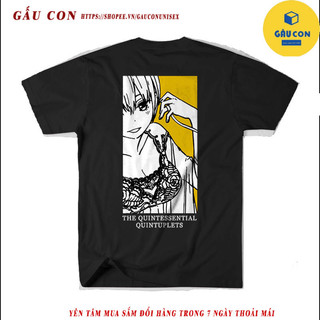 HOT Áo thun Gotoubun no Hanayome Ichika (Black) ngắn tay