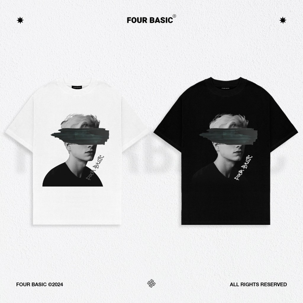 Áo thun tay lỡ Sad Boy Fullbox phông Streetwear Nam Nữ  Cotton oversize form rộng Four Basic