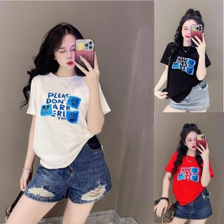 Áo thun thái nữ, co giãn thoáng mát top cotton women