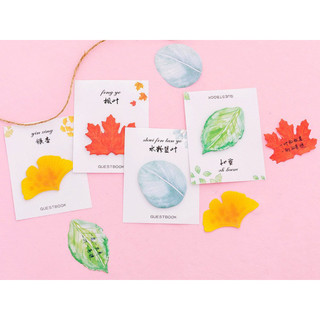 Giấy ghi chú giấy note _ hình chiếc lá 092