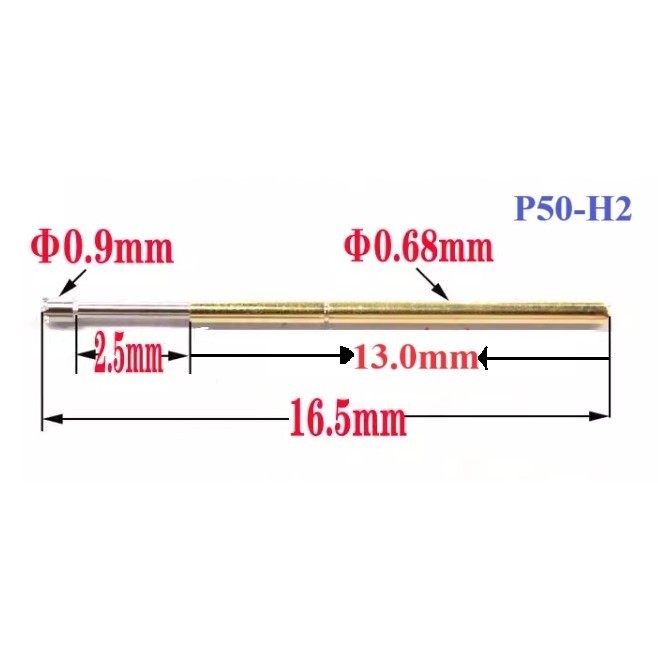 Kim test mạch (Pogo pin) P50-H2 (Cái)