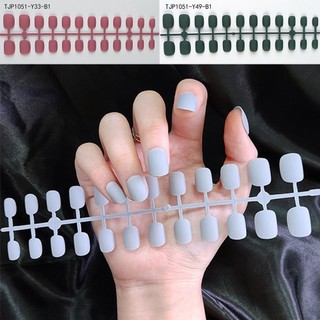 24 Chiếc Nhân Tạo Móng Tay Giả Bộ Mờ Móng Tay Giả Làm Đẹp Móng Tay Miếng Dán Móng Tay Acrylic Thời Trang S8C5