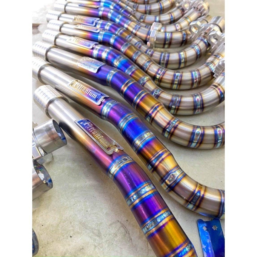 Cổ pô titan, Cổ pô titan cổ thòng đủ các dòng xe cổ bô titan Dream Wave Sirius Exciter Winner Vario 