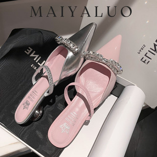 MAIYALUO Dép nữ Dép bệt 2024 HOTSALE dép cross Tự tin Hợp thời Chống bám bụi Dễ dàng phối đồ FYT24202ZF 13Z240330
