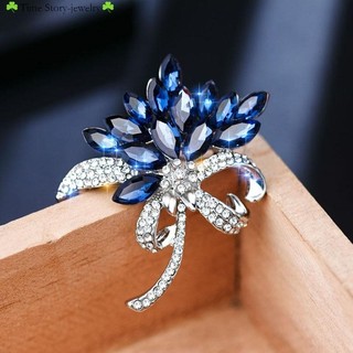 Pha Lê Thổ Cẩm Nữ Cardigan Áo Len Áo Khoác pin Áo Sơ Mi Thời Trang Màu Xanh corsage Hoa Sen Đồ Trang Trí ghim cài áo  Trâm cài quần