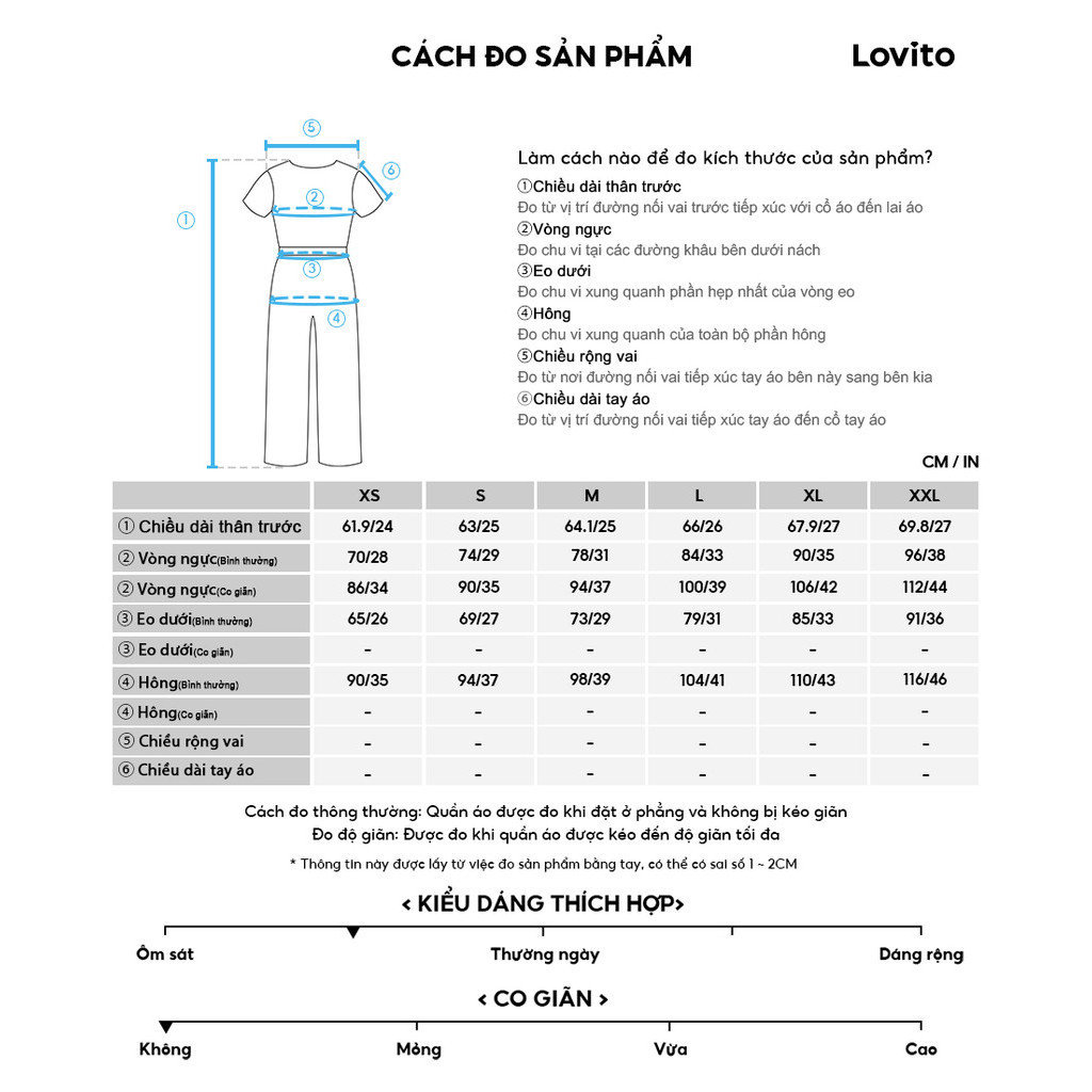 Lovito Bộ áo liền quần trễ vai có túi trơn có thắt lưng dành cho nữ LNE40177