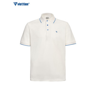 Áo thun Polo không túi VIETTIEN SMART CASUAL vải compact cotton phom regular fit - 6R3584CFYP0IP
