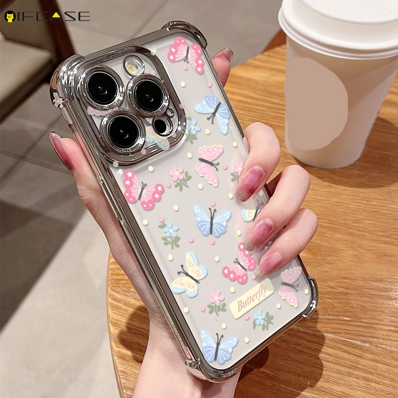 Dành Cho Realme 15 GT8 GT7 C85 GT 8 7 Pro 15T 15X 12 Lite C67 Neo 7 V60 Realme15 Ốp Điện Thoại Bướm 