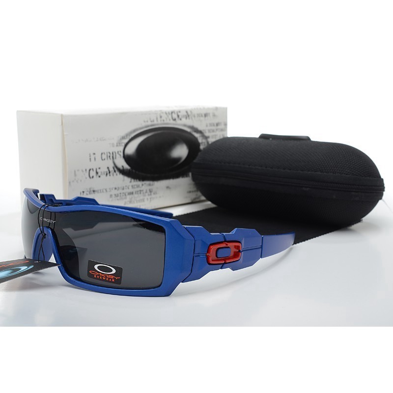 Hàng có sẵn Kính râm Oakley chính hãng Kính mắt Unisex Blue Black Lens-adx