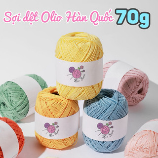  Sợi Olio Hàn Quốc HueYarn 올리오 sợi cao cấp móc túi móc nón 