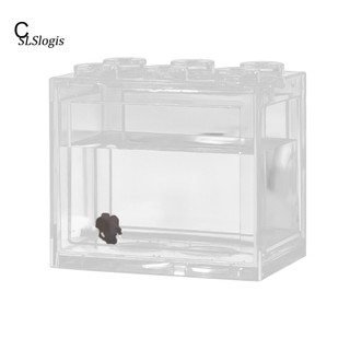 Bể Cá Mini Có Đèn LED Độc Đáo Trang Trí Bể Cá Sinh Thái