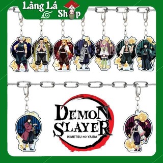 Móc khoá Mica anime Kimetsu No Yaiba - (Loại 5 - Trụ cột có bảng tên) - Nhựa Cứng Acrylic In 2 mặt sắc nét ( ảnh thật )