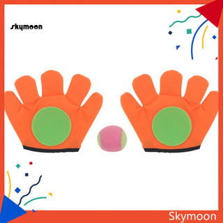 Skym * Ngoài Trời Bắt Đồ Chơi Ném Bóng Hút Vợt Găng Tay Dính Trẻ Em Chơi Game
