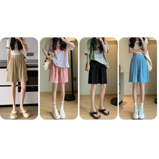 Quần short đùi nam nữ ống rộng lưng cao phong cách Hàn Quốc vải đũi nhiều màu siêu thoáng mát, thời trang hè unisex