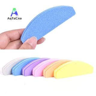 5 miếng bọt biển mới móng tay nghệ thuật đầu đệm chà nhám móng tay đệm khối tập tin bọt biển