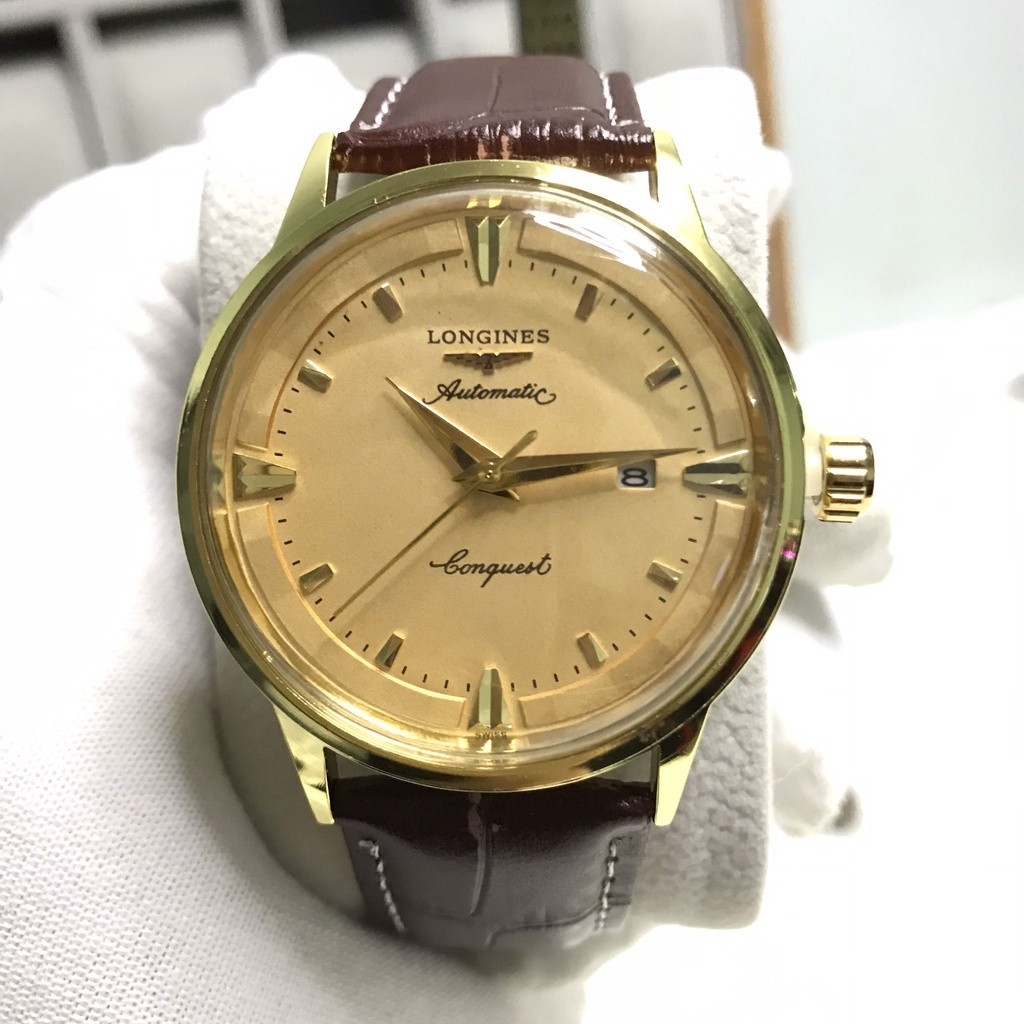 Đồng hồ cao cấp nam nữ Đồng Hồ L.G-03 Dây Da Cao Cấp, Thiết Kế Sang Trọng, Mặt Sapphire